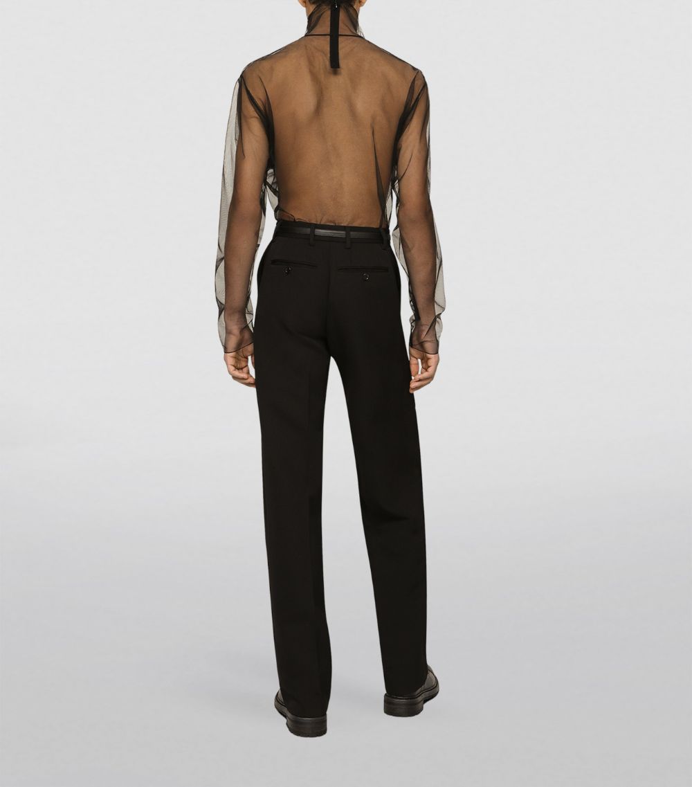 Dolce & Gabbana Dolce & Gabbana Virgin Wool Tailored Trousers