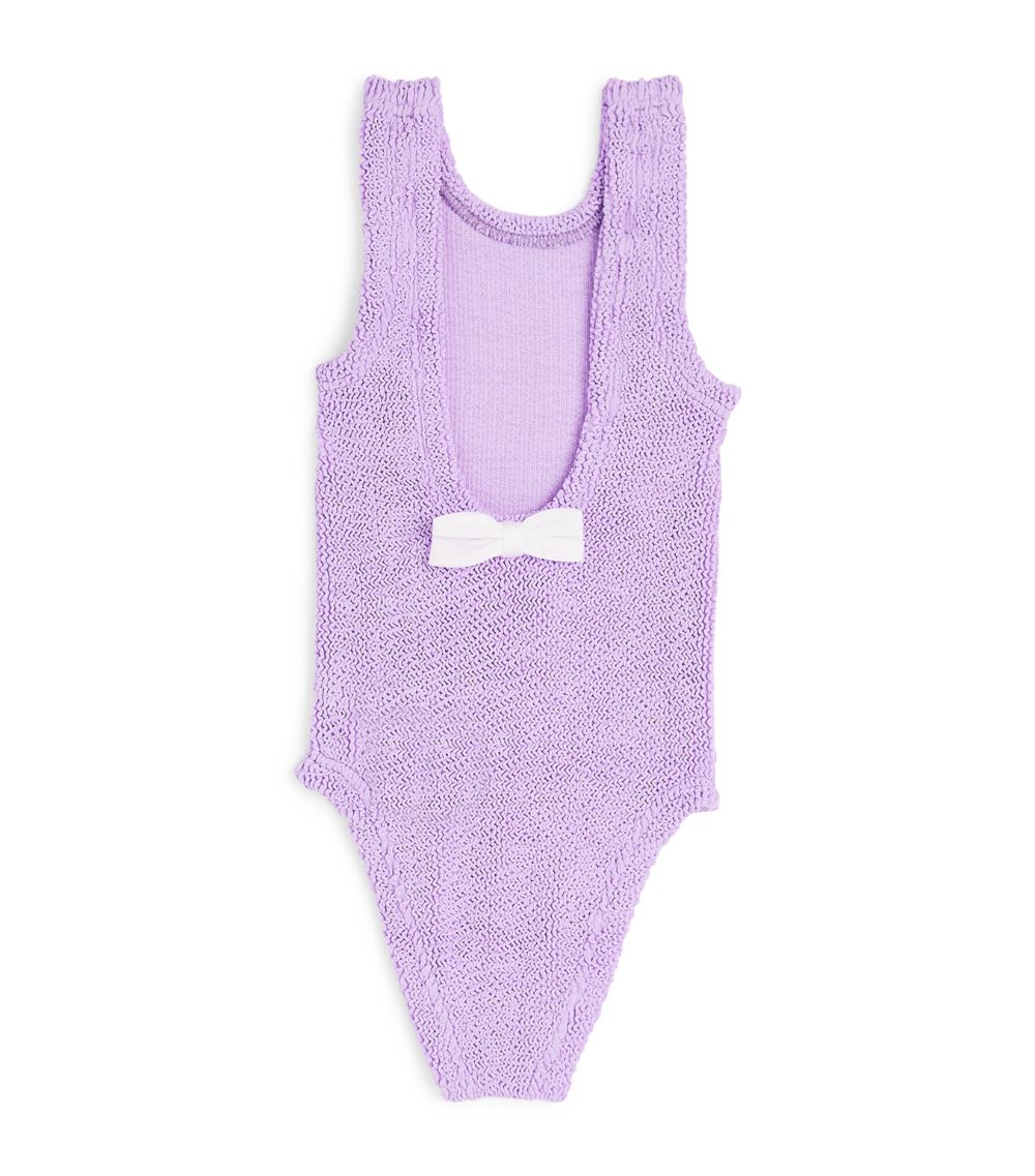 Hunza G Kids Hunza G Kids Bow-Detail Alva Swimsuit (2-6 Years)