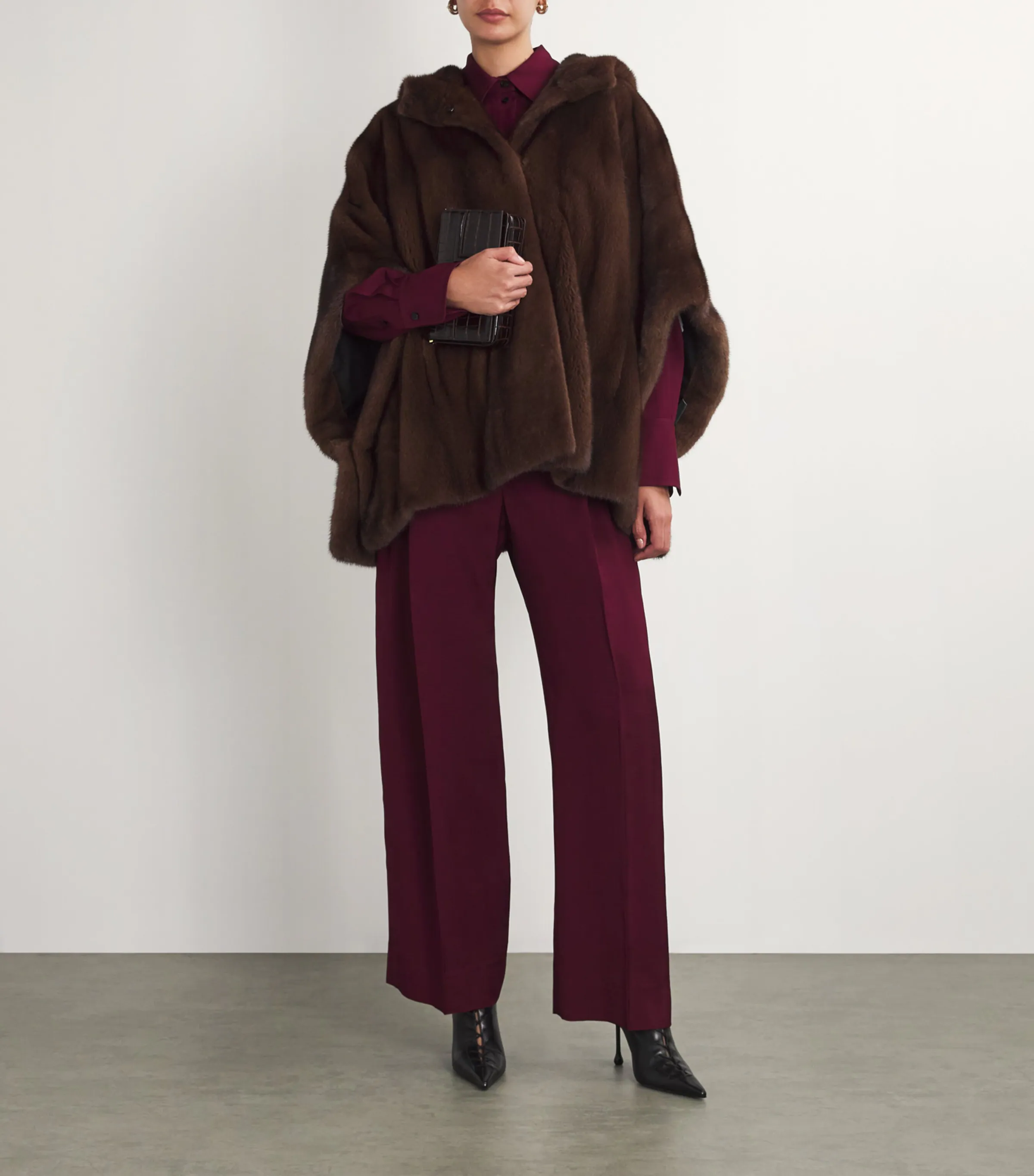 Yves Salomon Yves Salomon Mink Hooded Cape