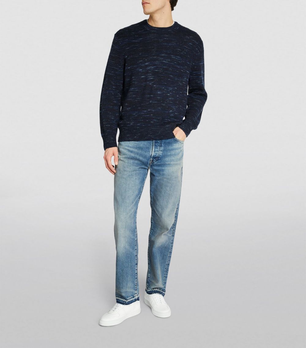 Vince Vince Wool-Cashmere Speckled Sweater