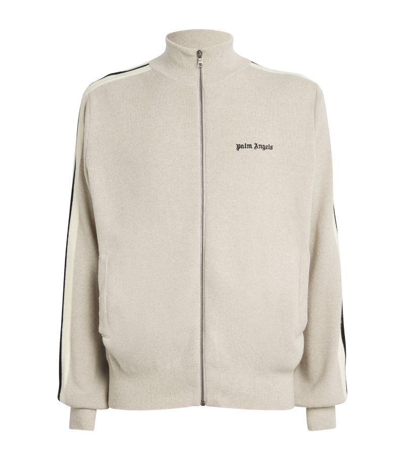 PALM ANGELS Palm Angels Wool-Blend Classic Logo Track Jacket