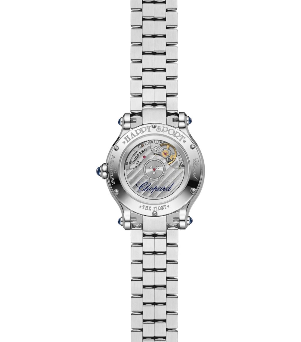 Chopard Chopard Stainless Steel And Diamond Happy Sport The First Automatic Watch 33Mm