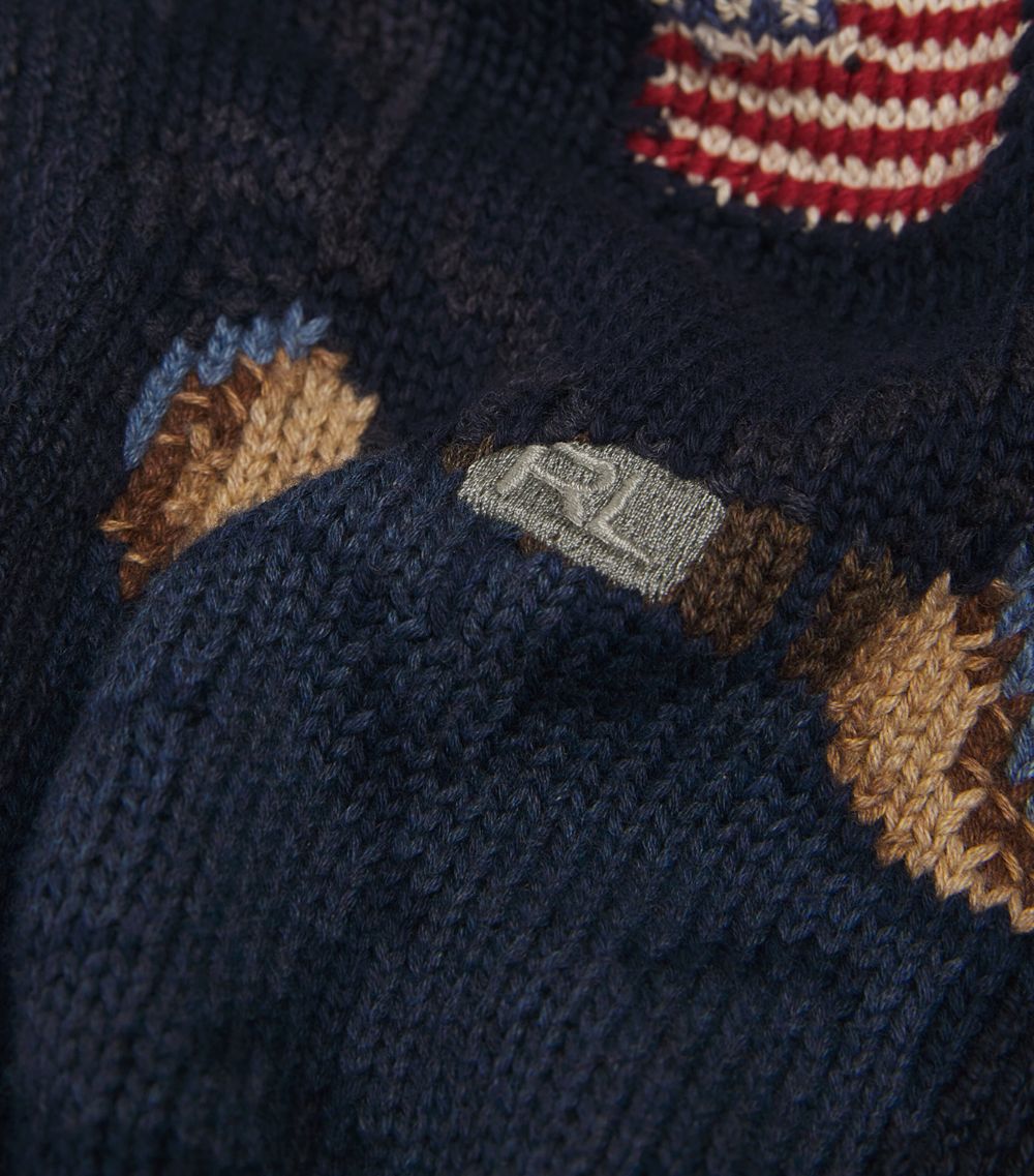 Polo Ralph Lauren Polo Ralph Lauren Cotton-Linen Polo Bear Sweater