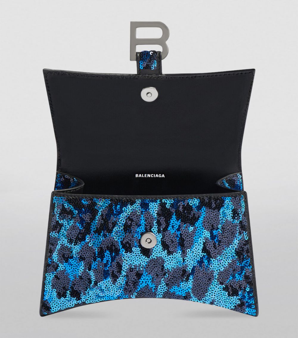 Balenciaga Balenciaga Sequin-Embellished Hourglass Top-Handle Bag