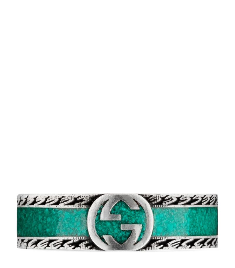 Gucci Gucci Sterling Silver Double G Ring