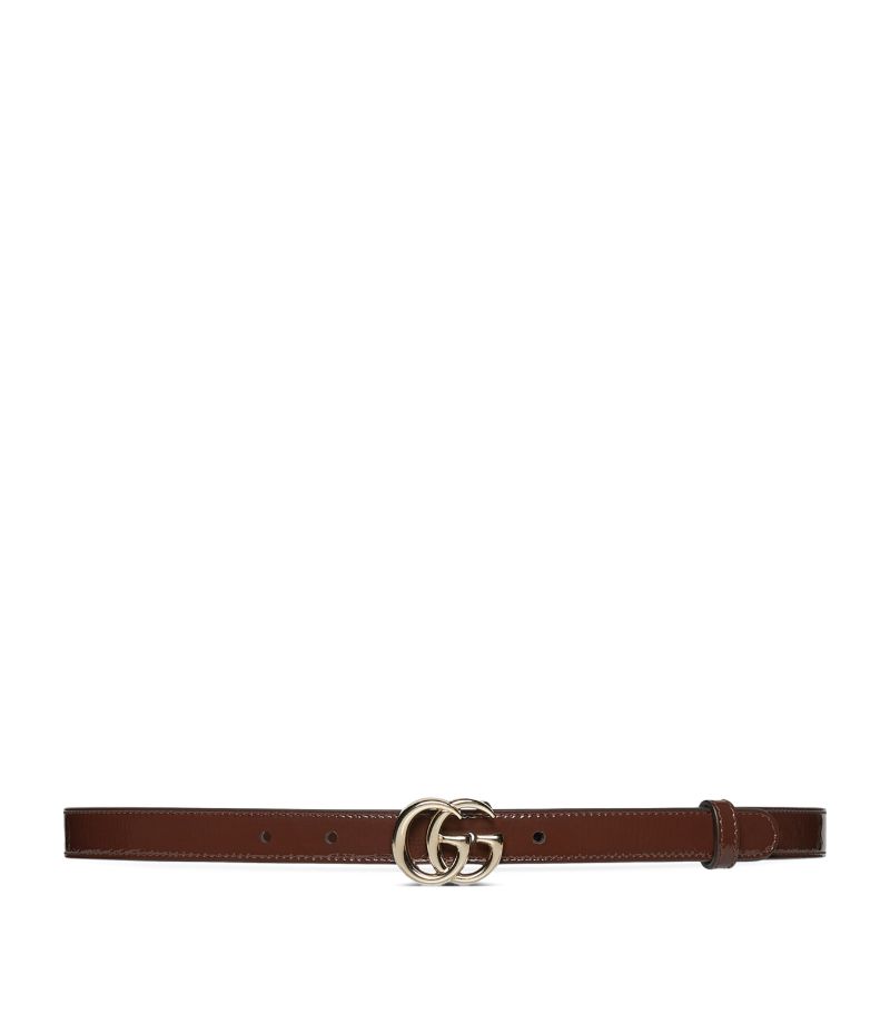 Gucci Gucci Leather Gg Marmont Thin Belt