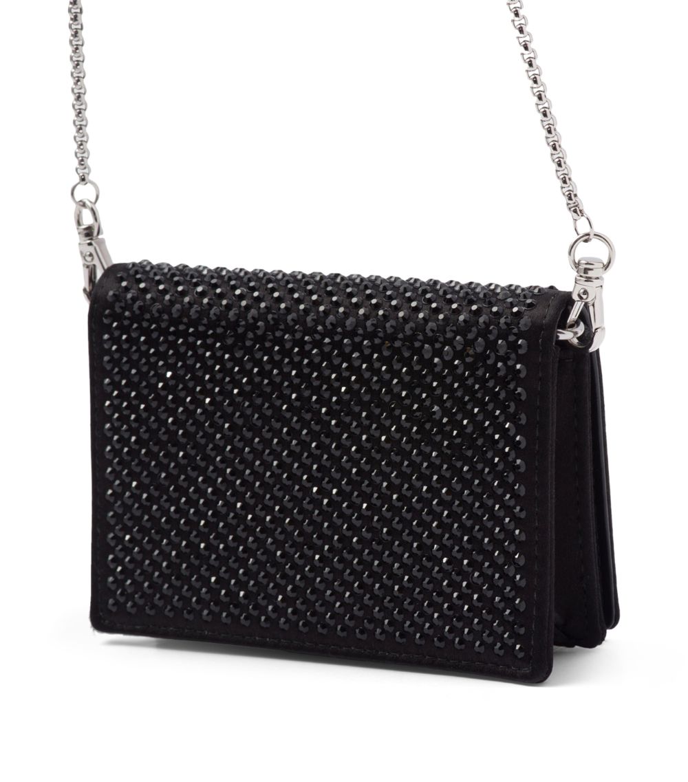 Prada Prada Crystal-Embellished Chain Wallet