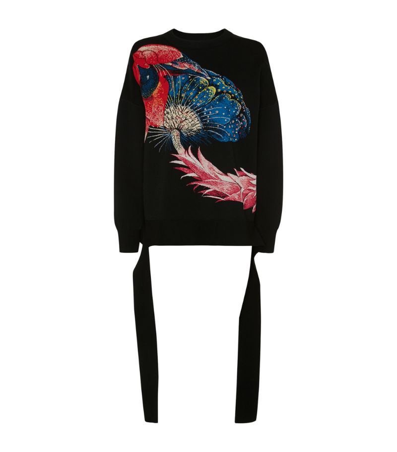 Alexander McQueen Alexander McQueen Floral Motif Sweatshirt