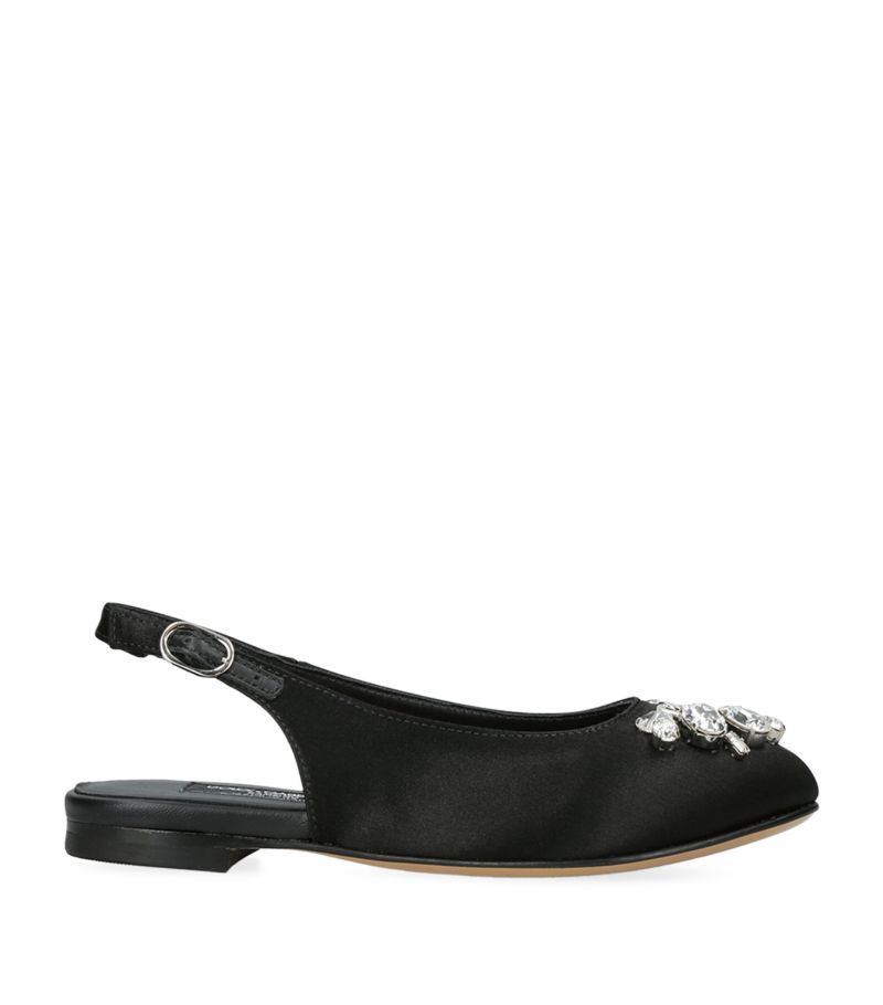 Dolce & Gabbana Dolce & Gabbana Kids Embellished Dg Slingback Pumps