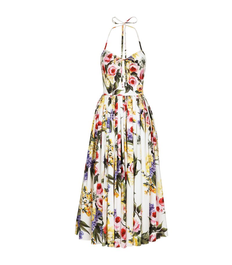 Dolce & Gabbana Dolce & Gabbana Floral Halterneck Dress