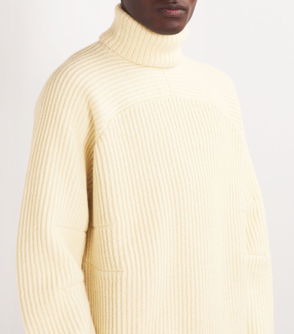  Mordecai Virgin Wool Jawalan Sweater