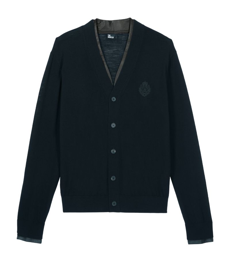 The Kooples The Kooples Wool-Lambskin Cardigan