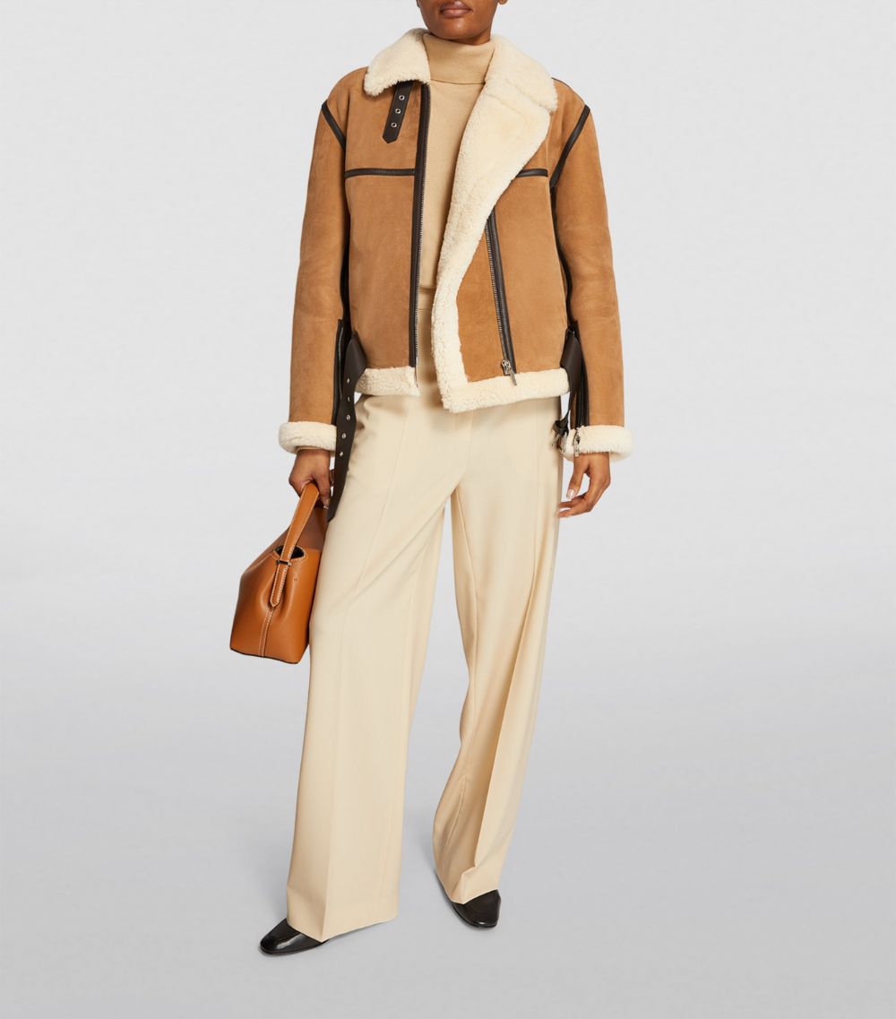 Toteme Toteme Shearling Aviator Jacket