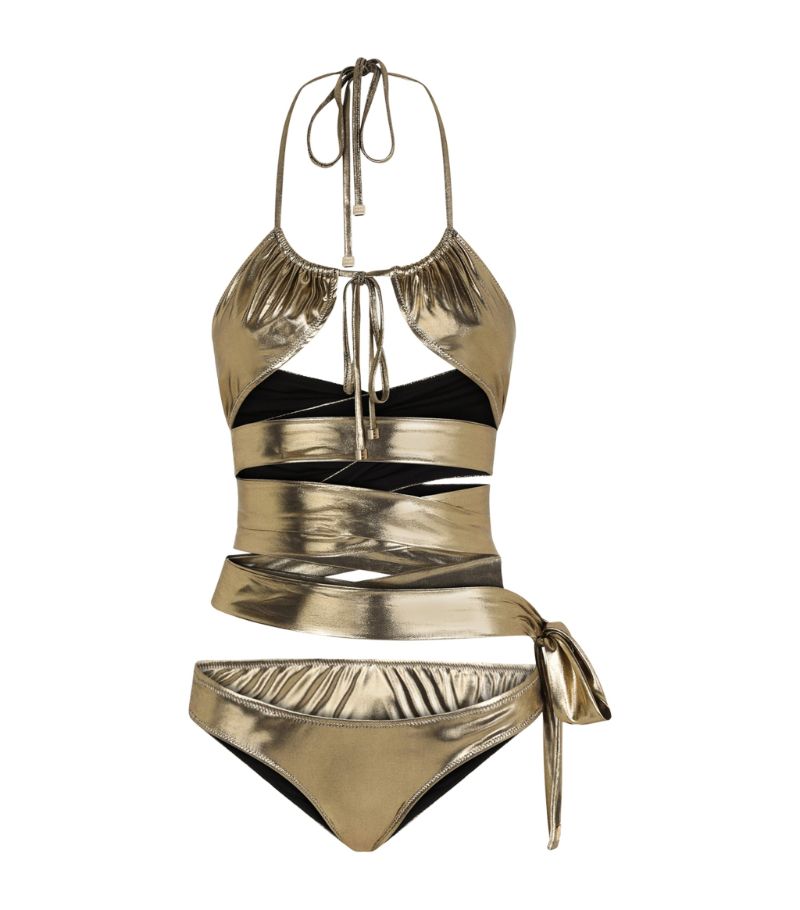 Dolce & Gabbana Dolce & Gabbana Wrap-Around Tie Bikini