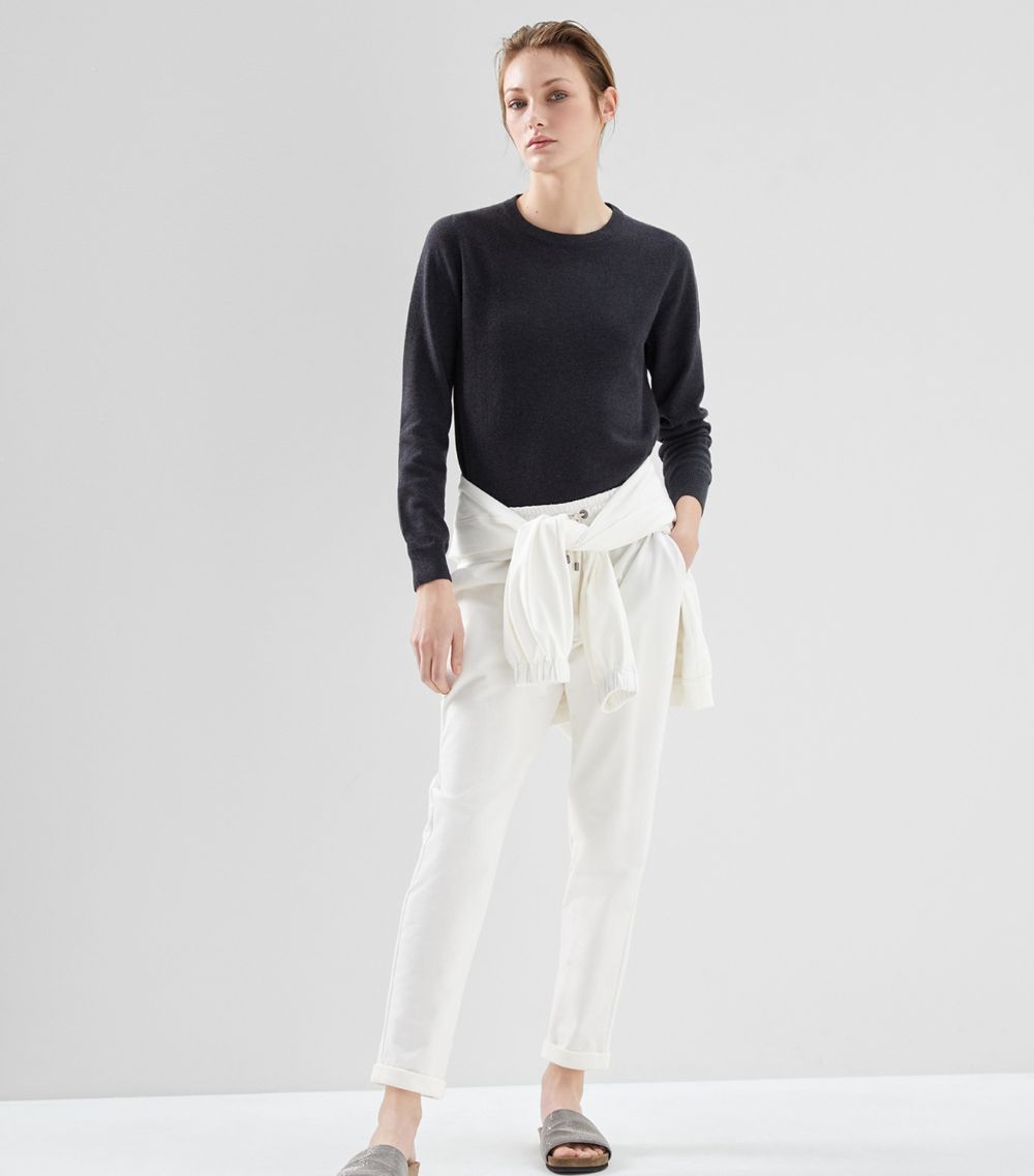 Brunello Cucinelli Brunello Cucinelli Cashmere Embellished Sweater