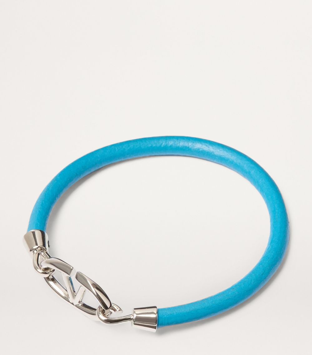 VALENTINO GARAVANI Valentino Garavani Leather The Bold Edition Vlogo Bracelet