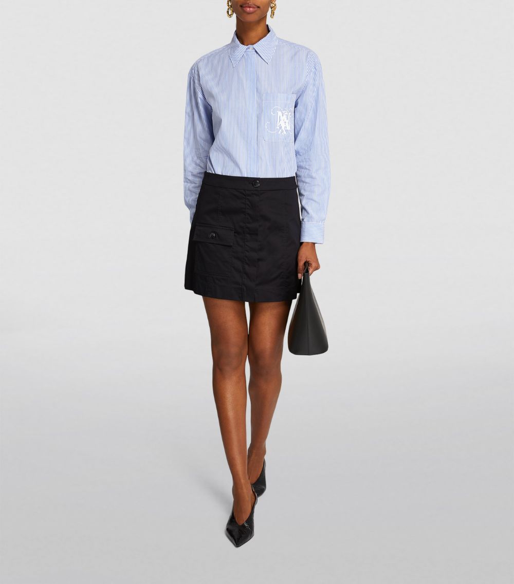 Max & Co. Max & Co. Cotton Satin Mini Skirt