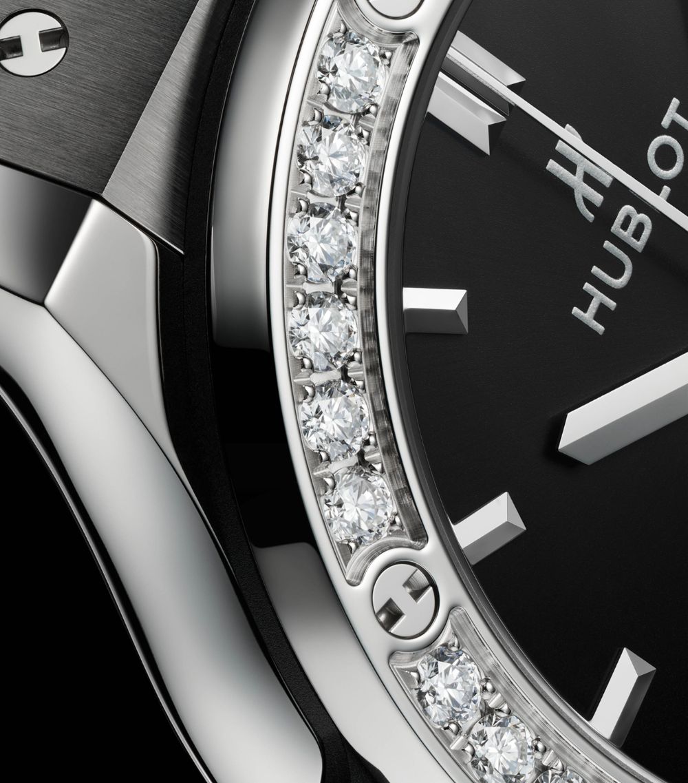 Hublot Hublot Titanium And Diamond Classic Fusion Watch 38Mm