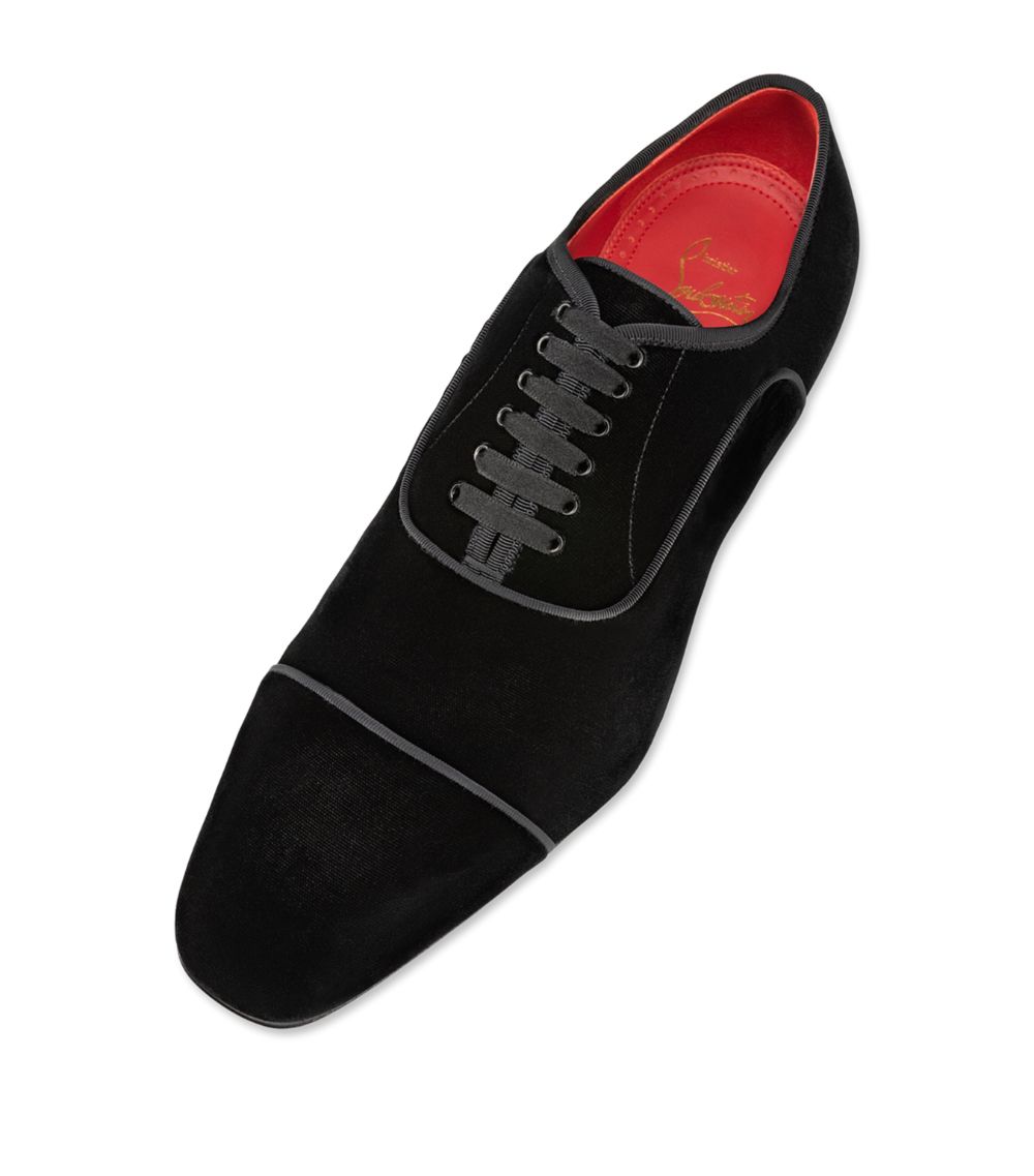 Christian Louboutin Christian Louboutin Velvet Greggyrocks Oxford Shoes