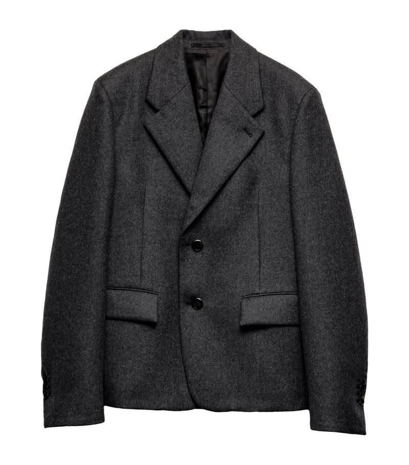 Prada Prada Wool Single-Breasted Blazer