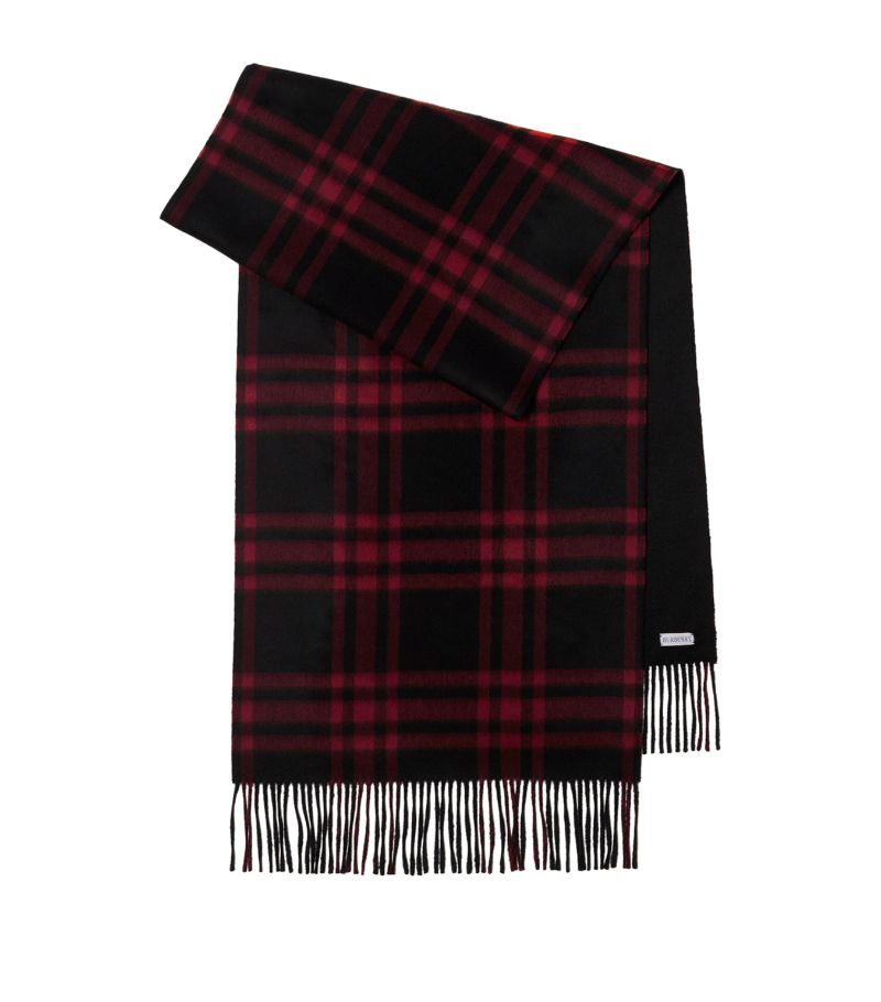 Burberry Burberry Cashmere Reversible Check Scarf