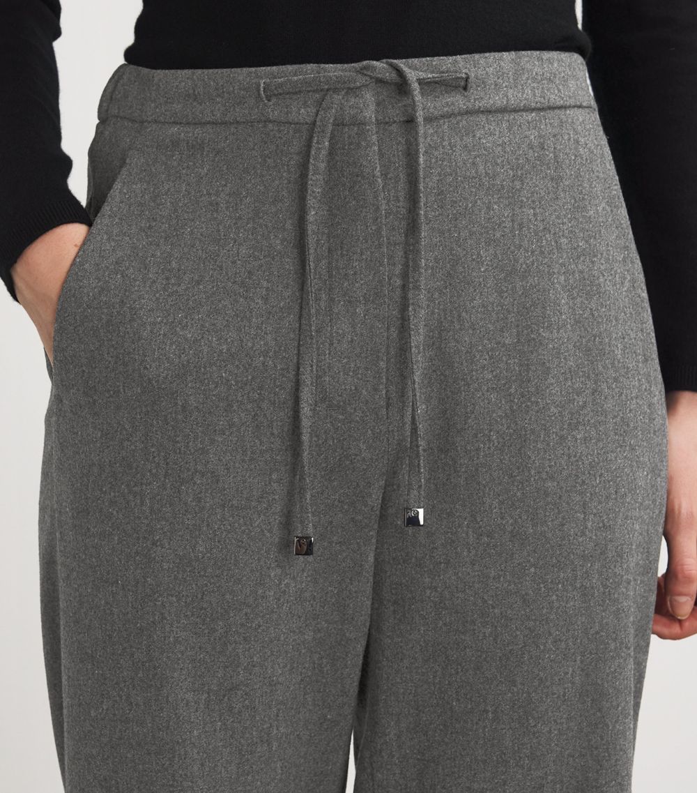 Max Mara Max Mara Stretch-Virgin Wool Cropped Trousers