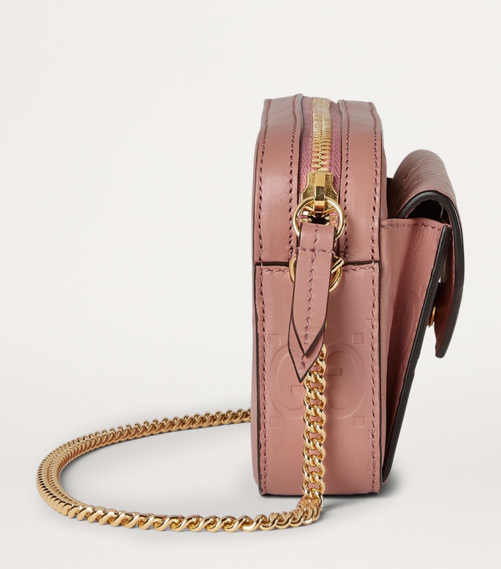 Gucci Gucci Super Mini Leather Gg Cross-Body Bag