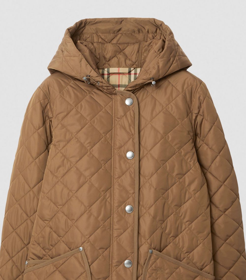 Burberry Burberry Quilted Hooded Coat