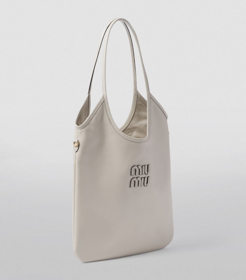 Miu Miu Miu Miu Leather Ivy Tote Bag