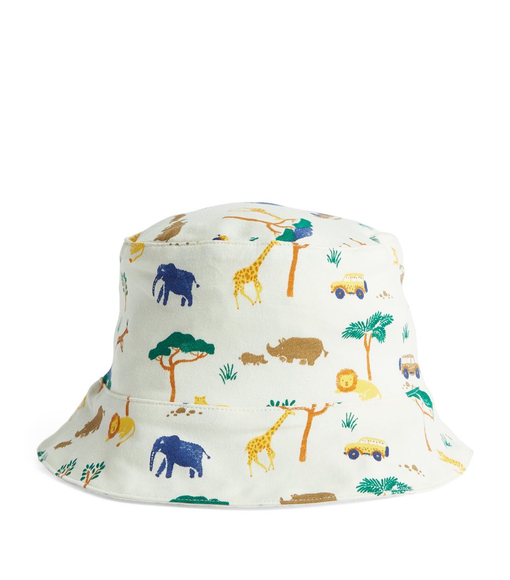 Carrément Beau Carrement Beau Cotton Printed Sun Hat