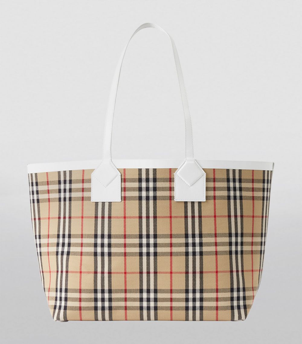 Burberry Burberry Medium Cotton Check London Tote Bag