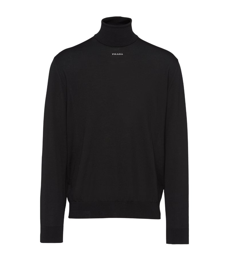 Prada Prada Logo Rollneck Sweater