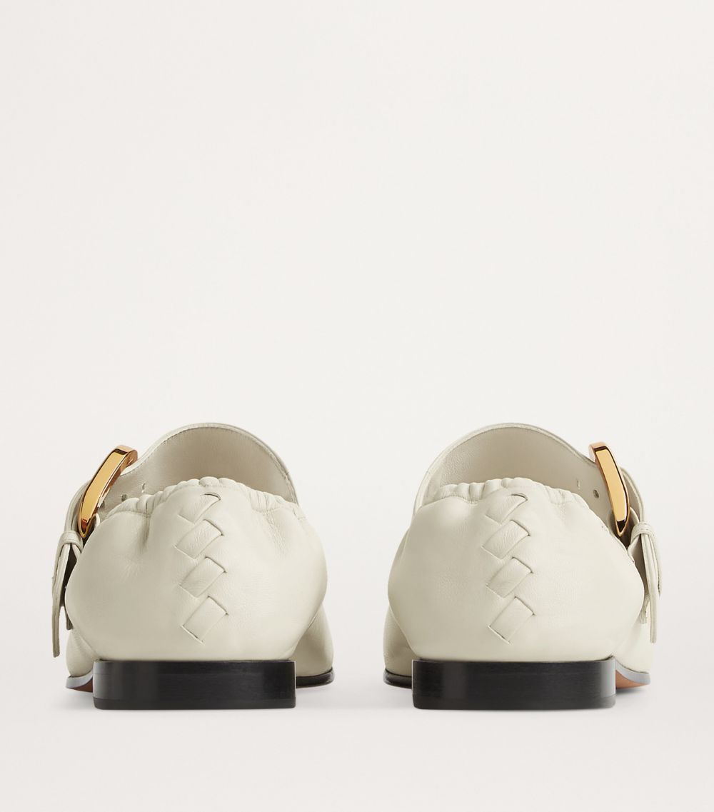 Bottega Veneta Bottega Veneta Leather Astaire Ballet Flats