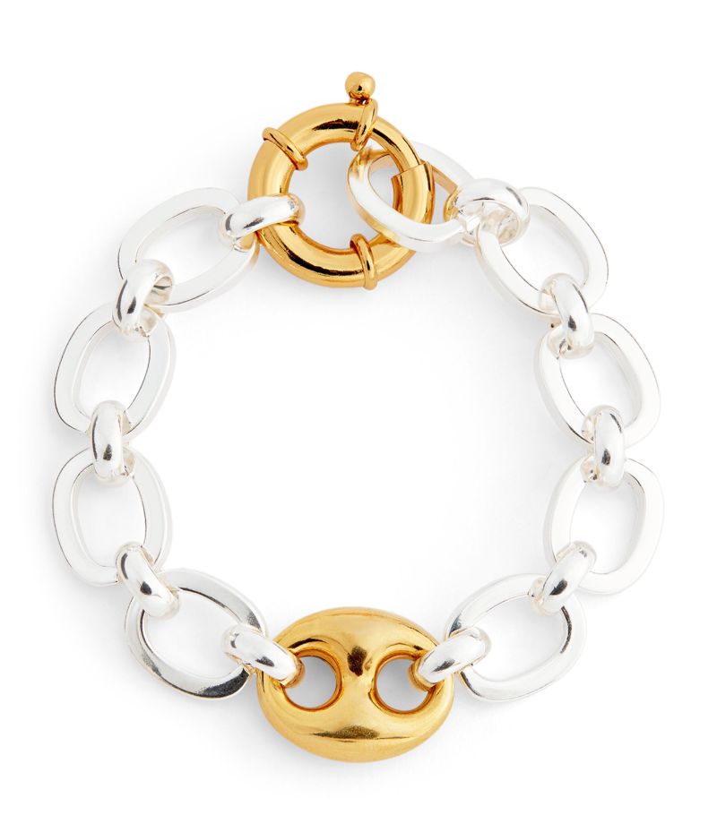 TIMELESS PEARLY Timeless Pearly Mixed Metal-Tone Link Bracelet