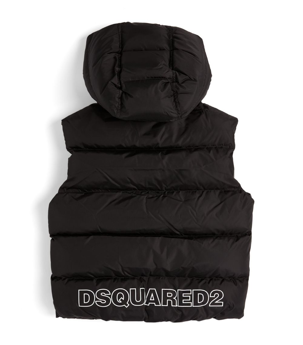Dsquared2 Kids Dsquared2 Kids Logo Puffer Gilet (6-16 Years)