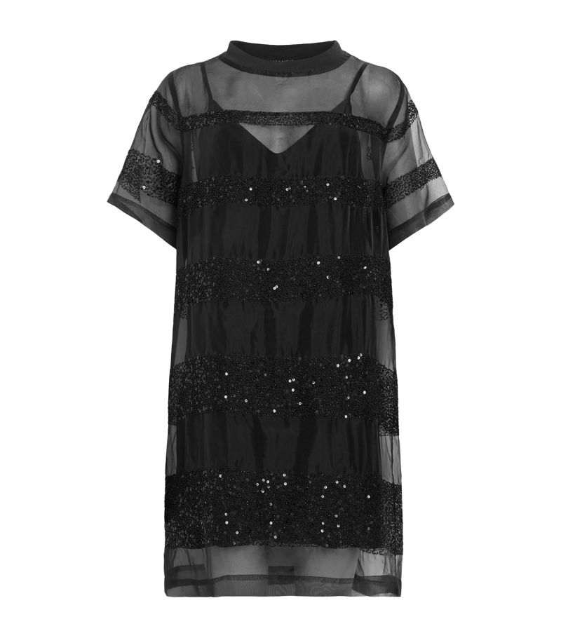 Allsaints Allsaints Izabela Embroidered Mini Dress