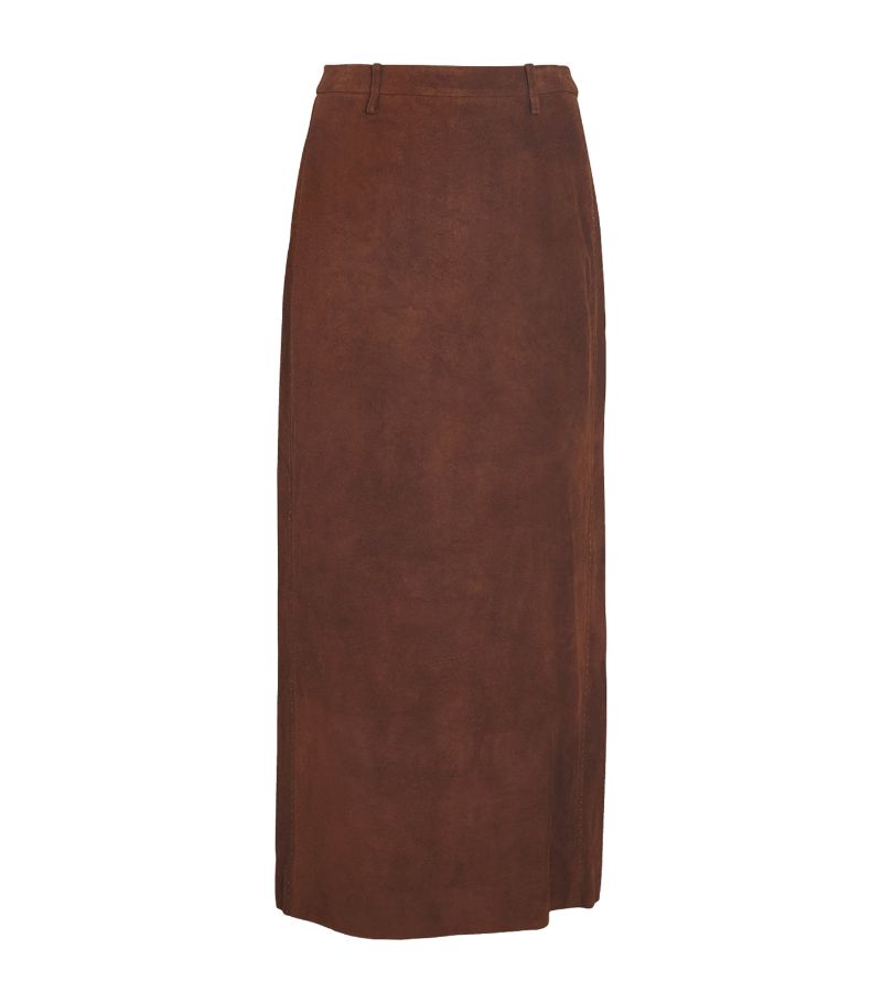 Le 17 Septembre Le 17 Septembre Suede Pencil Skirt