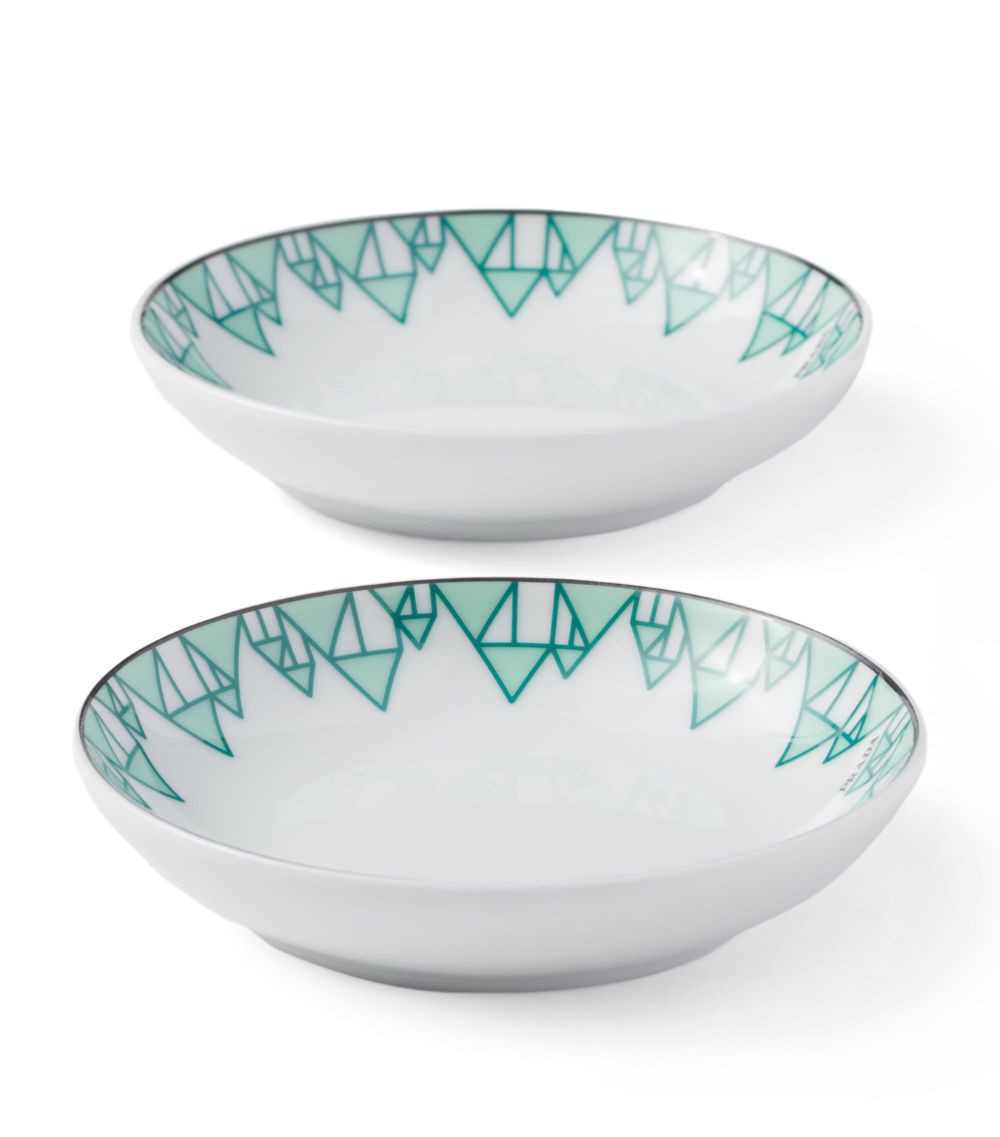 Prada Prada Set Of 2 Porcelain Vienna Sauce Bowls (11Cm)