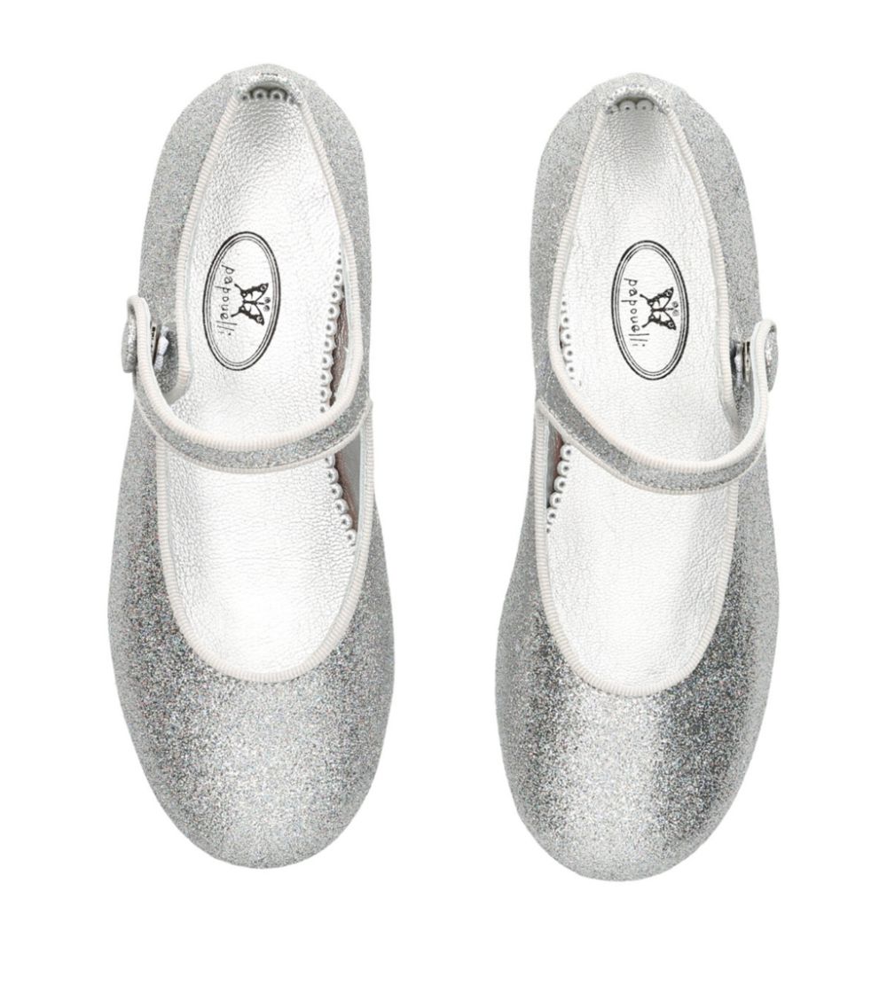 Papouelli Papouelli Glitter Mary Janes