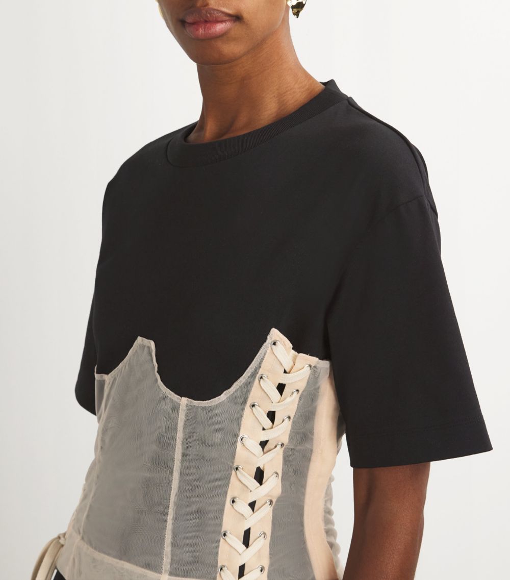 Simone Rocha Simone Rocha Corset Panel T-Shirt