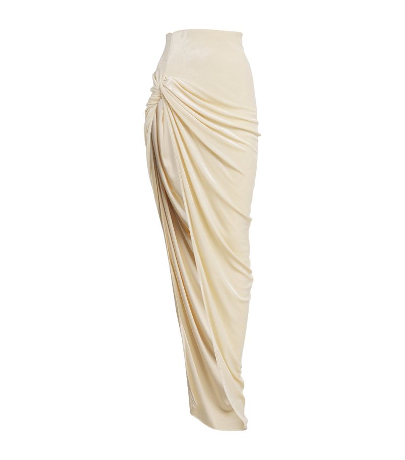 Rick Owens Rick Owens Twisted Edfu Maxi Skirt