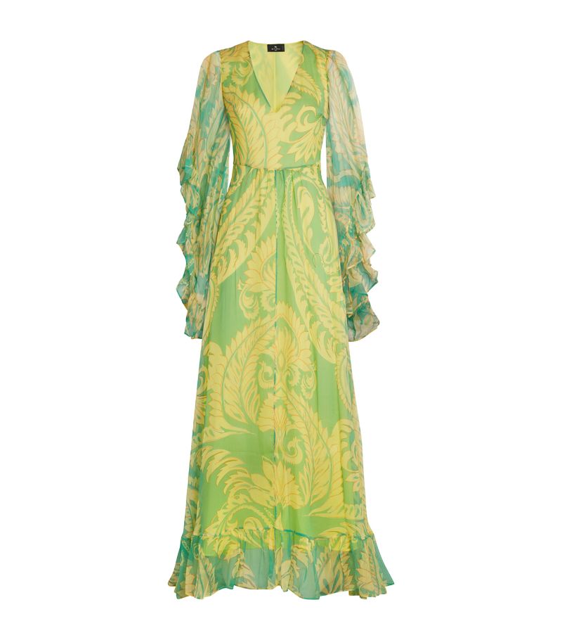 Etro Etro Silk Paisley Maxi Dress