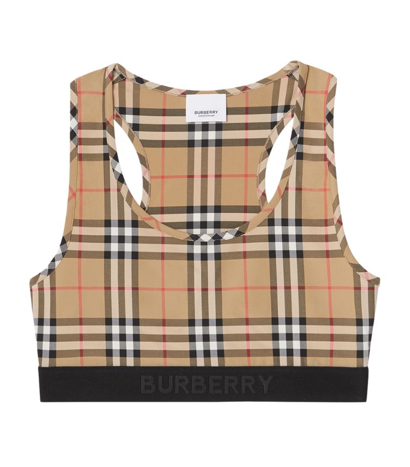 Burberry Burberry Vintage Check Sports Bra