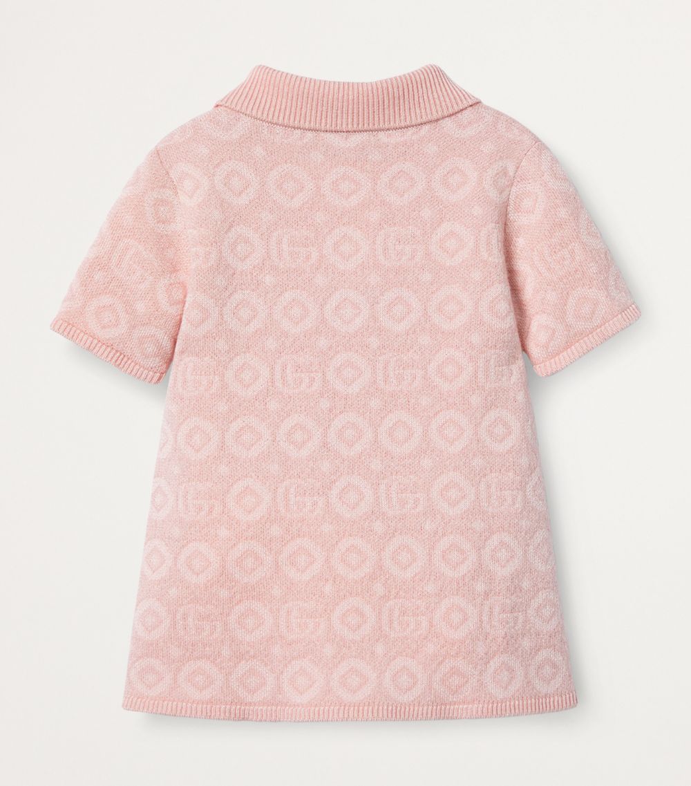 Gucci Gucci Kids Cotton Double G Dress (3-36 Months)