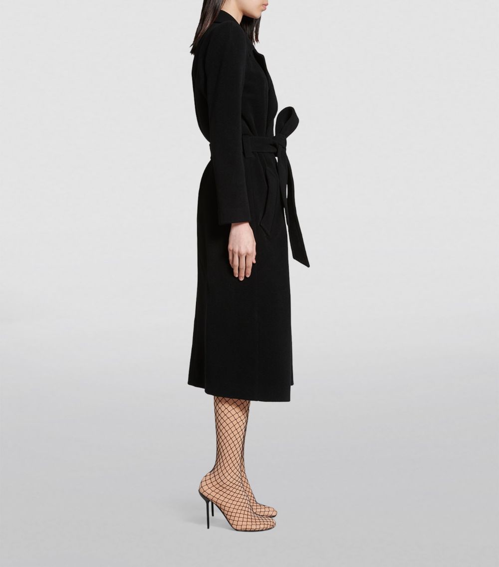 Balenciaga Balenciaga Rounded Shoulder Wrap Coat