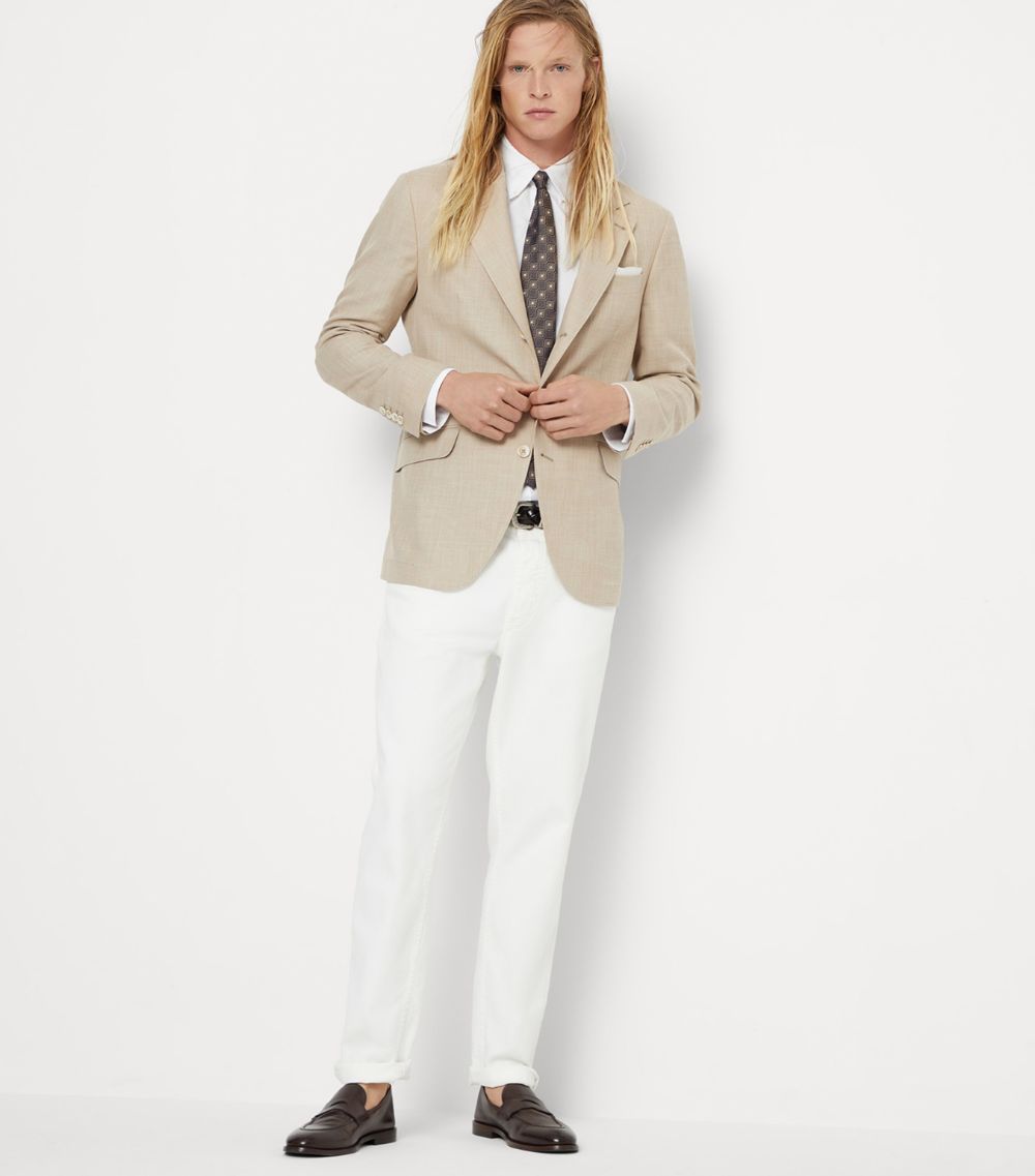 Brunello Cucinelli Brunello Cucinelli Deconstructed Cavallo Blazer