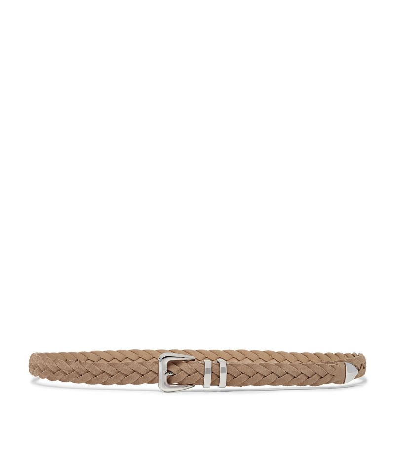 Brunello Cucinelli Brunello Cucinelli Calfskin Braided Belt