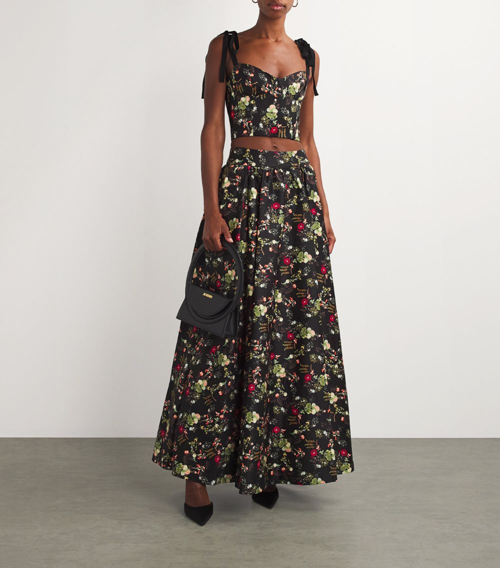 Alice + Olivia Alice + Olivia Floral Nilda Maxi Skirt