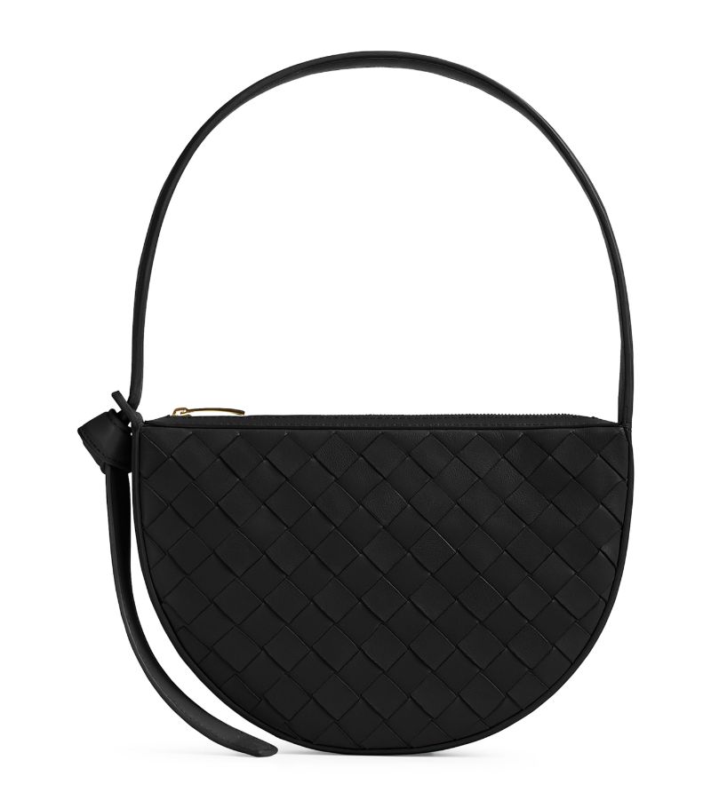 Bottega Veneta Bottega Veneta Mini Leather Half-Moon Shoulder Bag