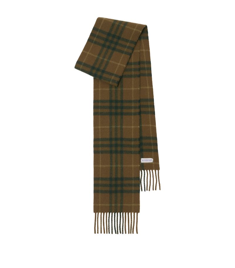 Burberry Burberry Cashmere Check Narrow Scarf